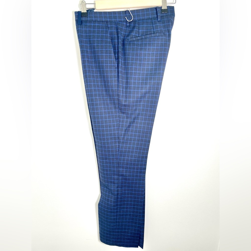 PS Paul Smith blue and black checkered pants 32